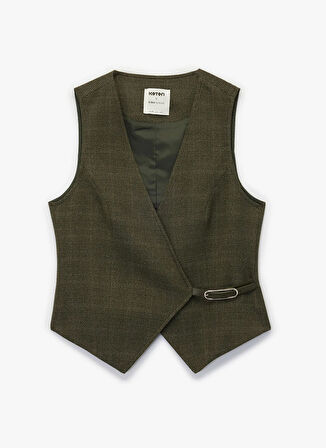 Koton Haki Kadın Yelek 6WAK20323EW