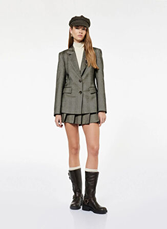 Koton Normal Bel Kahve Kadın Mini Etek 6WAK70065EW