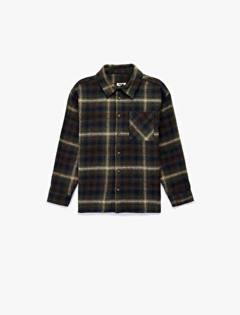 Ekose Desenli Uzun Kollu Oduncu Gömlek