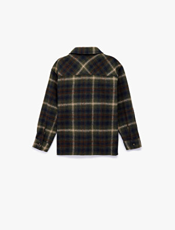 Ekose Desenli Uzun Kollu Oduncu Gömlek