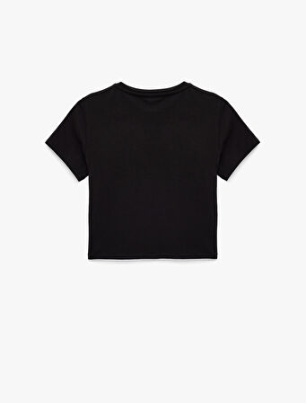 Slim Fit Kısa Kollu Bisiklet Yaka Spor Tişört