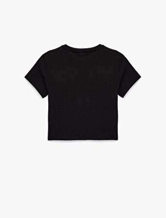 Slim Fit Kısa Kollu Bisiklet Yaka Spor Tişört