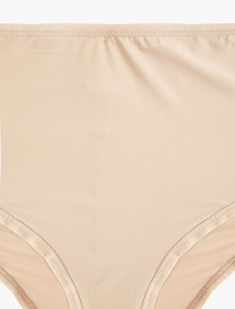 Yüksek Bel Rahat Kalıp Basic Brazilian Külot