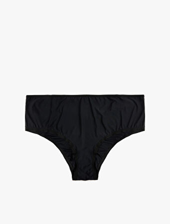 Yüksek Bel Rahat Kalıp Basic Brazilian Külot
