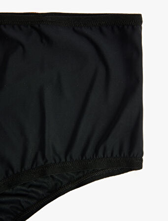 Yüksek Bel Rahat Kalıp Basic Brazilian Külot