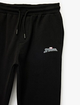 Örümcek Adam Baskılı Şardonlu Cep Detaylı Lisanslı Eşofman Altı