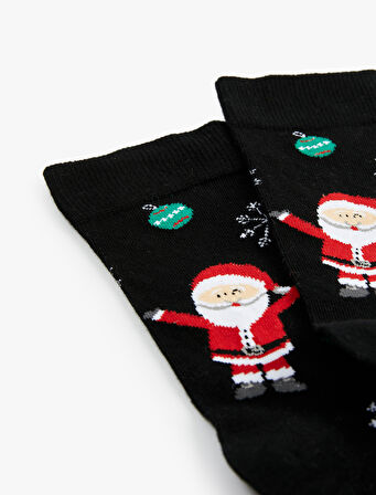 Yılbaşı Temalı Soket Çorap