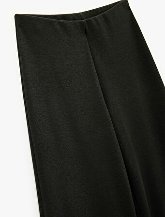 Yüksek Bel Geniş Paça Pantolon