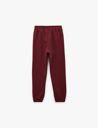 Beli Lastikli Şardonlu Basic Jogger Eşofman Altı