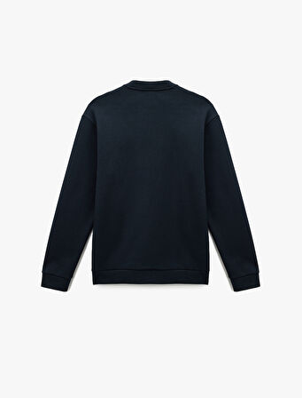 Regular Fit Uzun Kollu V Yaka Pamuklu Düğmeli Hırka