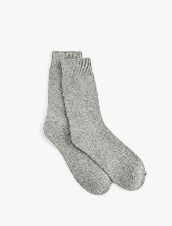 Basic Koyun Yünü Karışımlı Kalın Soket Çorap