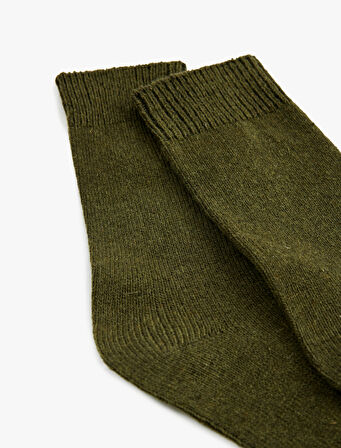 Basic Koyun Yünü Karışımlı Kalın Soket Çorap