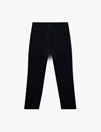 Regular Fit Cepli Çıtçıt Düğmeli Kumaş Pantolon