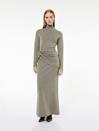 Standart Bel Slim Fit Uzun Etek