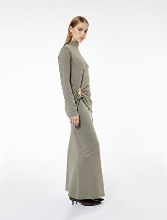 Standart Bel Slim Fit Uzun Etek