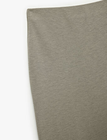 Standart Bel Slim Fit Uzun Etek