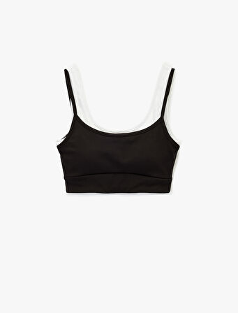 Slim Fit Askılı Kolsuz Sporcu Sütyeni