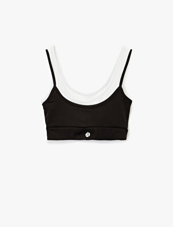 Slim Fit Askılı Kolsuz Sporcu Sütyeni