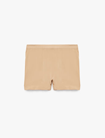 Yüksek Bel Rahat Kalıp Dikişsiz Hipster Külot