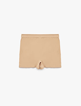 Yüksek Bel Rahat Kalıp Dikişsiz Hipster Külot