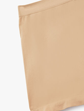 Yüksek Bel Rahat Kalıp Dikişsiz Hipster Külot