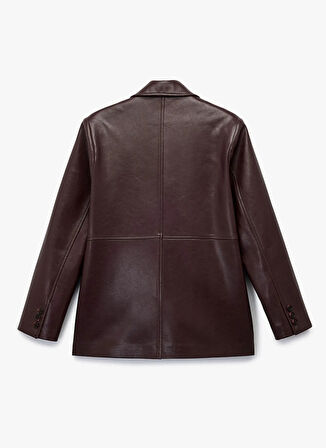 Koton Regular Fit Bordo Kadın Ceket 6WAK20364EW