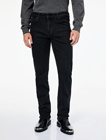 Normal Bel Pamuklu Straight Fit Jean Pantolon - Mark Jean