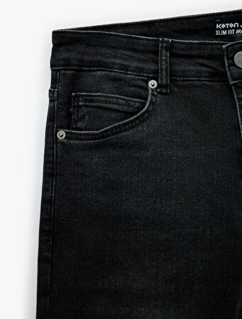 Pamuklu Normal Bel Slim Fit Jean Pantolon - Brad Jean