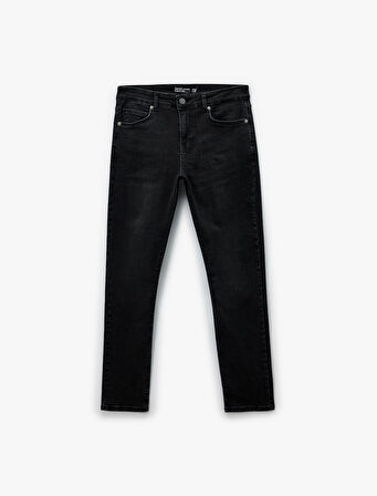 Pamuklu Normal Bel Slim Fit Jean Pantolon - Brad Jean