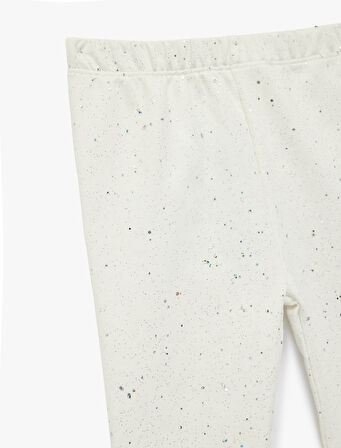 Pamuklu Beli lastikli Basic Tayt