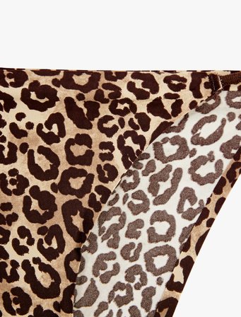 Leopar Desenli Brief Külot