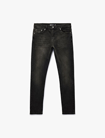 Normal Bel Cepli Skinny Fit Jean Pantolon - Michael Jean