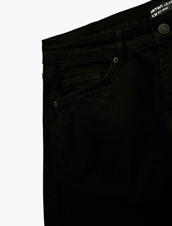 Pamuklu Normal Bel Slim Fit Pantolon - Brad Jean