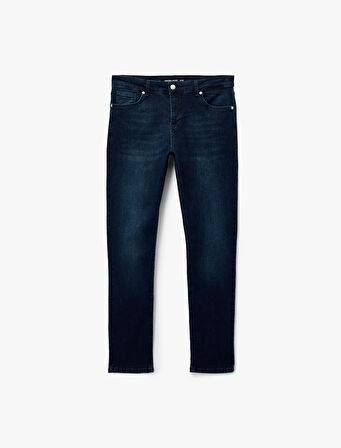 Pamuklu Normal Bel Slim Fit Jean Pantolon - Brad Jean