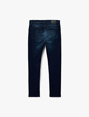 Pamuklu Normal Bel Slim Fit Jean Pantolon - Brad Jean