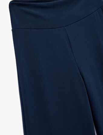 Rahat Kalıp Yüksek Bel İspanyol Paça Spor Eşofman Altı