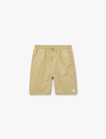Beli Bağcıklı Cepli Pamuklu Şort