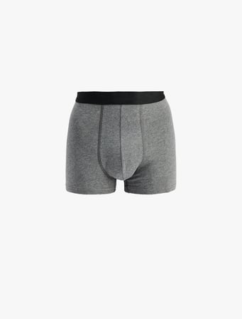 Pamuklu Desenli 3'lü Boxer Seti