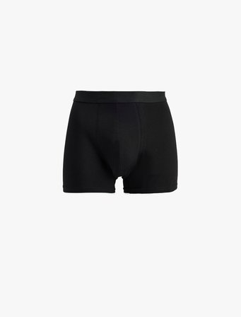 Regular Fit Çizgili Pamuklu 3'lü Boxer Seti