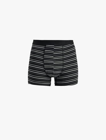 Regular Fit Çizgili Pamuklu 3'lü Boxer Seti