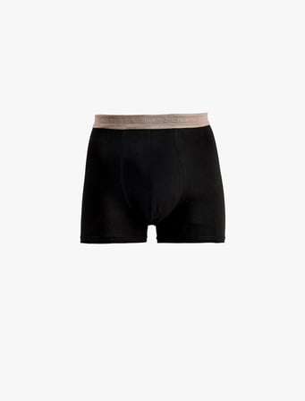 Bel Detaylı Pamuklu Regular Fit 3'lü Boxer Seti