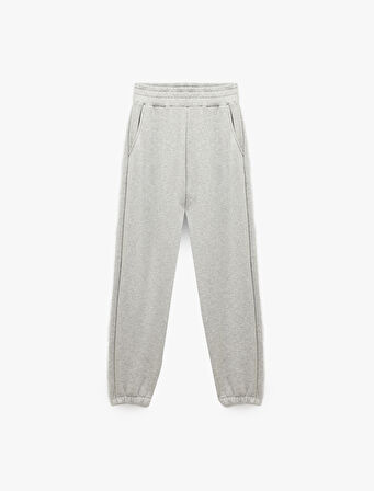 Modal Karışımlı Cepli Rahat Kalıp Beli Lastikli Jogger Eşofman Altı