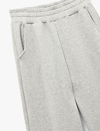 Modal Karışımlı Cepli Rahat Kalıp Beli Lastikli Jogger Eşofman Altı