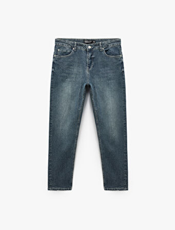 Regular Fit Normal Bel Tapered Jean Pantolon - Joe Jean