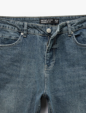 Regular Fit Normal Bel Tapered Jean Pantolon - Joe Jean