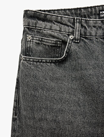 Regular Fit Pamuklu Normal Bel Tapered Jean Pantolon