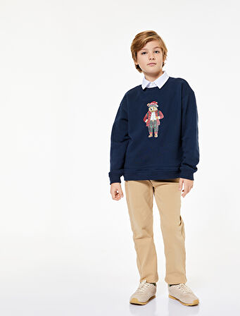 Pamuklu Cepli Slim Fit Denim Pantolon