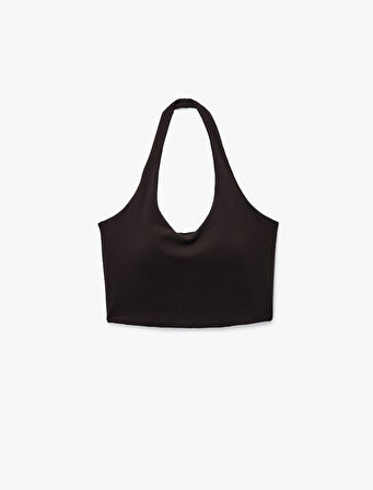 Halter Yaka Kolsuz Sporcu Sütyeni