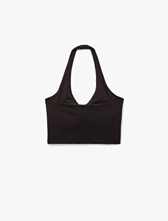 Halter Yaka Kolsuz Sporcu Sütyeni