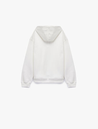 Sponge Bob Baskılı Uzun Kollu Lisanslı Kapşonlu Sweatshirt